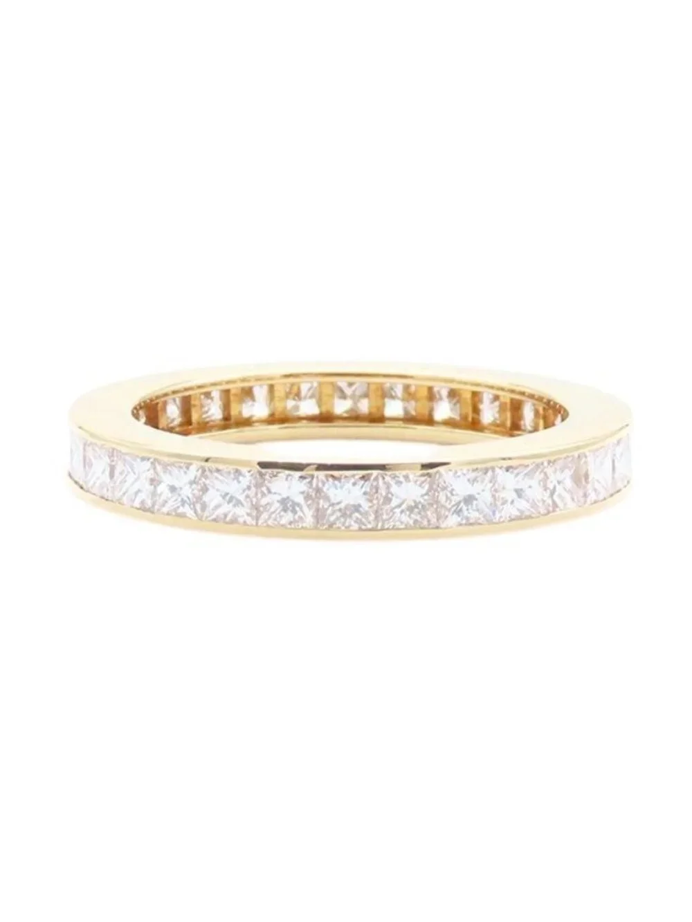 Cartier Wedding Ring Yellow Gold 18K Diamond Full Eternity
